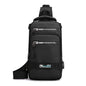 Multifunction Bags for Men Nylon Backpack Crossbody Shoulder Bag with USB Charging Port Chest Bags Pack