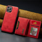 2 in 1 Detachable Magnetic Leather Case for Iphone 17 Pro Max 17 Air 16 16E 15 14 13 12 11 Wallet Cover Cards Holder Pocket