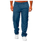 Men'S Casual Multi-Pocket Loose Straight Cargo Pants
