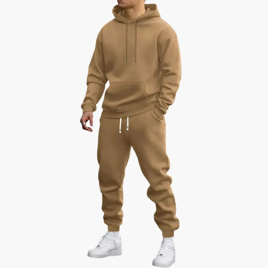 Relaxed Fit Hoodie and Jogger Set for Men