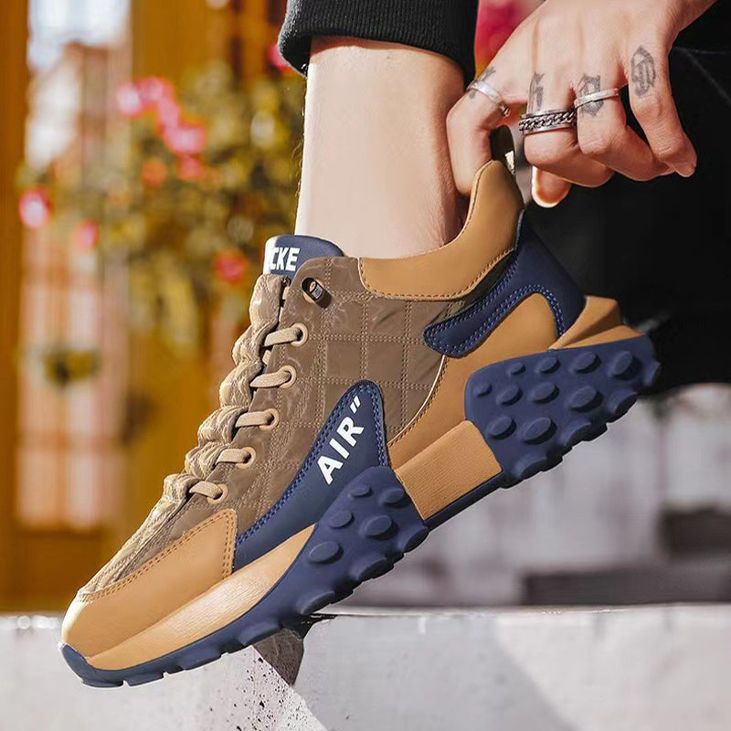 Running Sports Shoes Men Breathable Lightweight Non-Slip Outdoor Sneakers