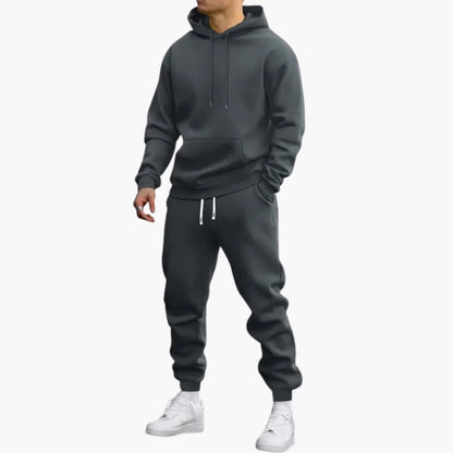 Relaxed Fit Hoodie and Jogger Set for Men