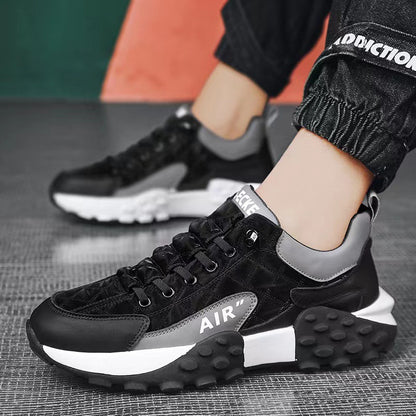 Running Sports Shoes Men Breathable Lightweight Non-Slip Outdoor Sneakers