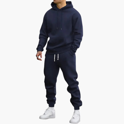 Relaxed Fit Hoodie and Jogger Set for Men