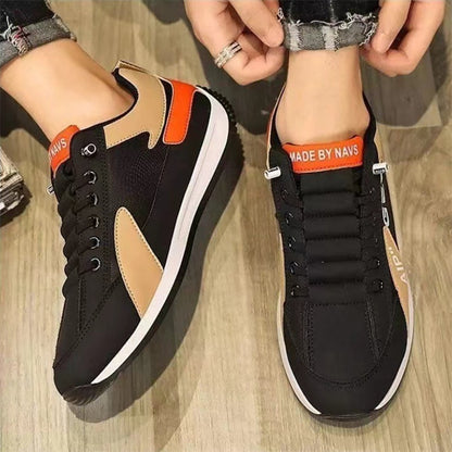 Men Sports Flat Shoes Comfortable Breathable Non-Slip Wear-Resistant Board Shoes