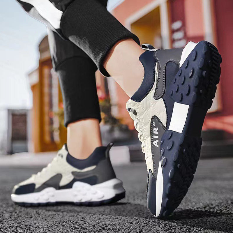 Running Sports Shoes Men Breathable Lightweight Non-Slip Outdoor Sneakers