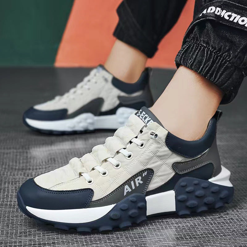Running Sports Shoes Men Breathable Lightweight Non-Slip Outdoor Sneakers