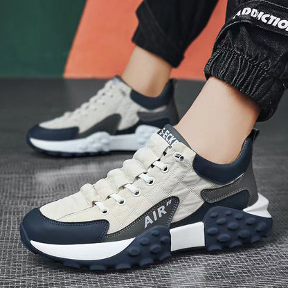 Running Sports Shoes Men Breathable Lightweight Non-Slip Outdoor Sneakers